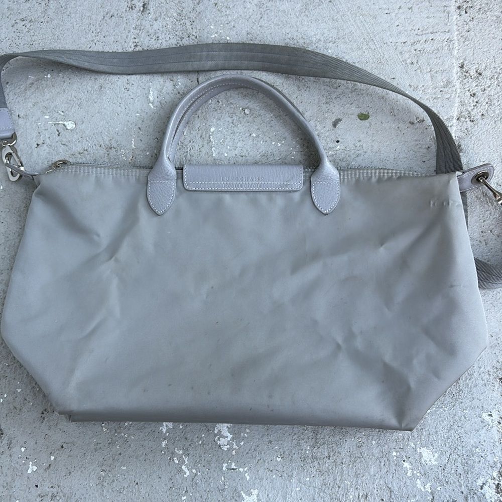 Longchamp gray tote - Picture 6 of 10